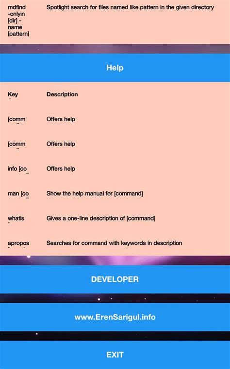 Image result for Mac Terminal Commands List