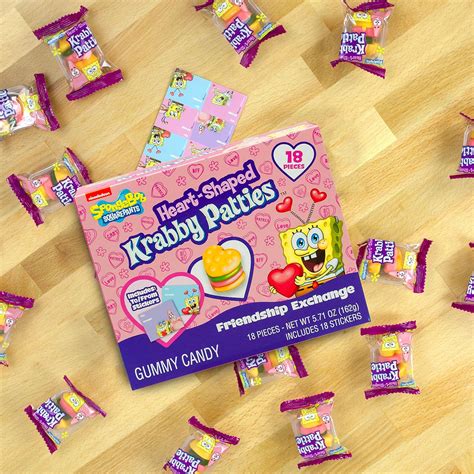 Buy SpongeBob SquarePants Krabby Patty Valentine's Day Classroom ...