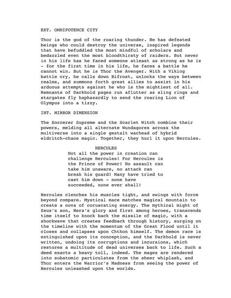 Image result for Thor Going Off Script