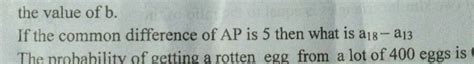 if the common difference of AP is 5then what is a18-a13 - Brainly.in