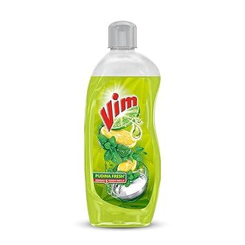 Vim Anti Smell Dishwash Liquid Gel, Pudina, Removes Tough Smell From ...