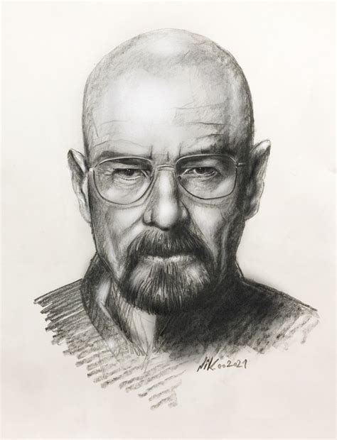 Walter White .Breaking Bad. | Beauty art drawings, Heisenberg drawing ...