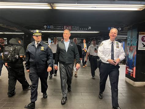MTA Leadership and Police Chiefs View Safety Proto