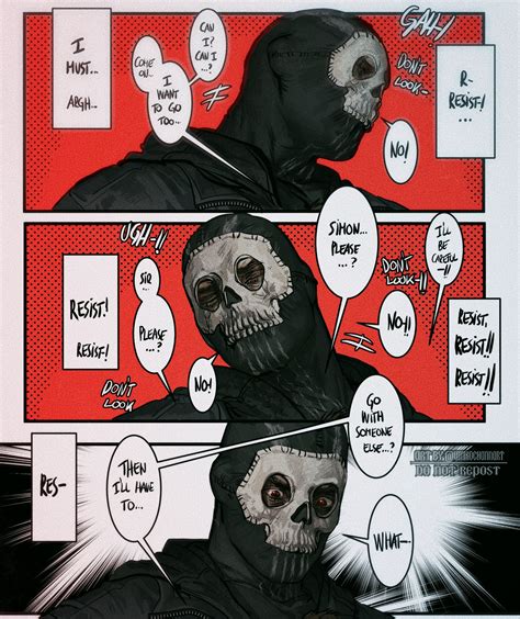 ghost (call of duty and 1 more) drawn by umikochannart | Danbooru