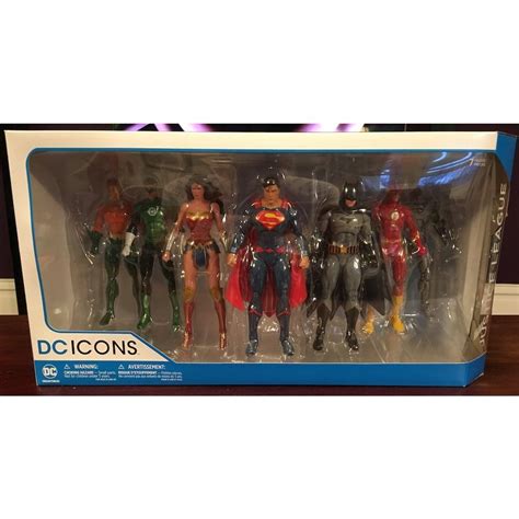 DC Collectibles DC Collectibles Icons DC Rebirth Justice League 7-Pack AF