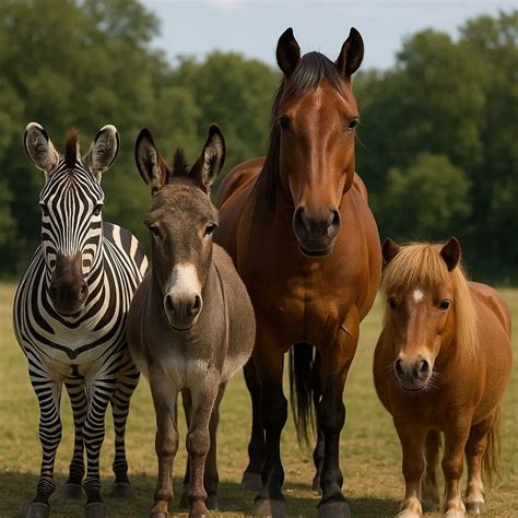 Zebra vs Donkey vs Horse vs Pony - i Heart Horses