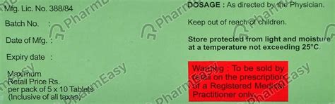 Sorbidiol 150 MG Tablet (10): Uses, Side Effects, Price & Dosage ...