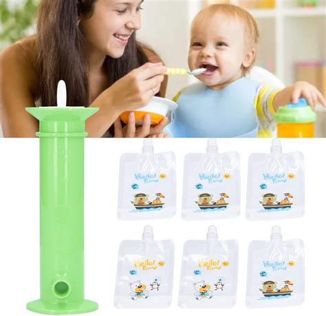 Amazon.com : PandaEar Squeeze Station for Baby Puree Food Storage, Baby Food Pouch Filling Maker ...