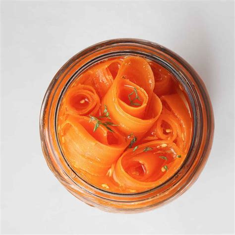 Quick Pickled Carrot Ribbons