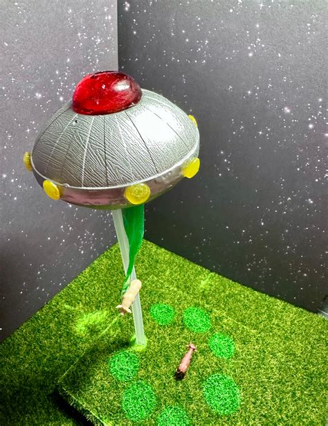 UFO Alien Abduction Sculpture - Etsy
