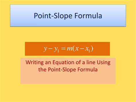 Point-Slope Formula Crash Course 的图像结果