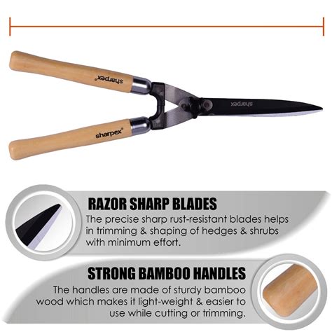 Heavy Duty 9 Inch Steel Blade Hedge Shear – Sharpex India