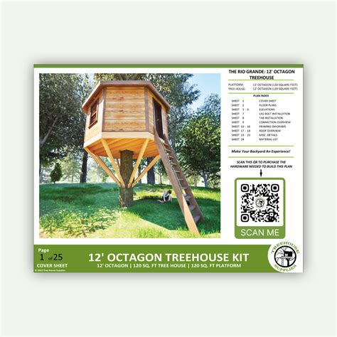 Image result for Tree House Octagonal Building