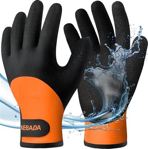 Kebada T2 Waterproof Winter Work Gloves for Men and Women - Thermal ...