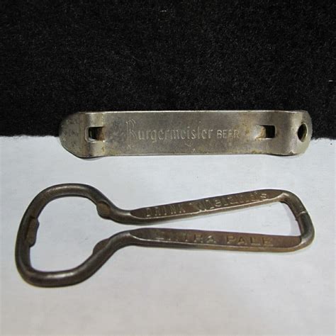 Lot of 2 Vintage Bottle Can Openers Church Key Beer Wielands ...