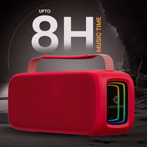 MAK POWER Thunder 45W Portable Bluetooth Speaker with Bass