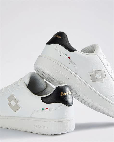 Men’s Autograph Urbano - Star White-Black Beauty Shoes | Lotto
