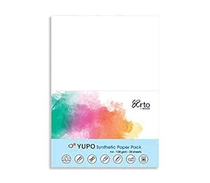 CAMPAP ARTO YUPO Paper Pack (20 Sheets, 158gsm) : Amazon.in: Home & Kitchen