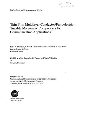 Fillable Online ntrs nasa Form W-9 Taxpayer Identification Number ...
