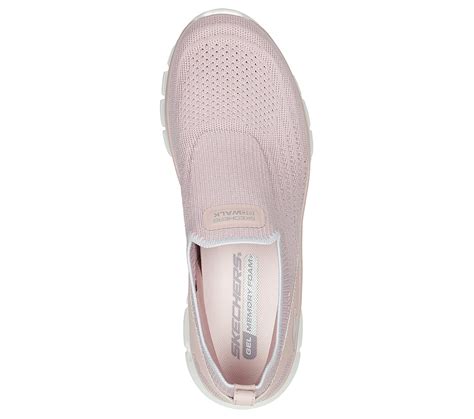 Skechers Mauve Go Walk Glide Step Flex Daz Womens Slip On Shoes - Style ...