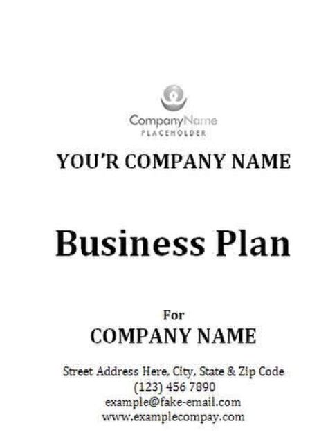Business Plan Document Example 的图像结果