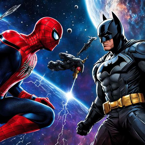 Batman Vs Spiderman Tapet