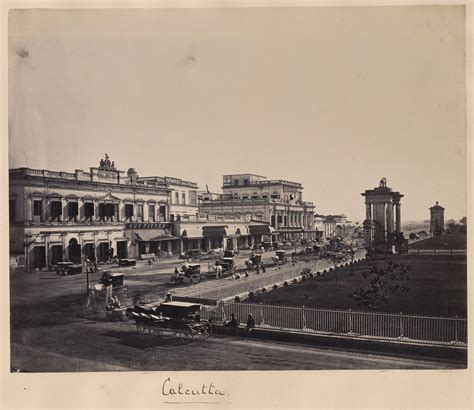 Calcutta (Kolkata) Buildings and Street Scene - c.1881 - Old Indian Photos