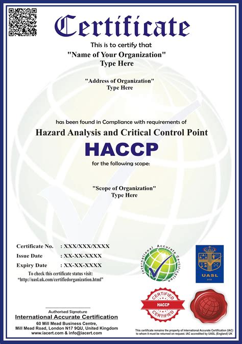 ISO22000/HACCP食品安全管理体系-北京立信卓远咨询有限公司