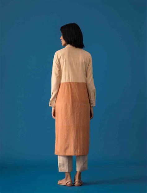 Buy Peruvian Colour Block Cotton Kurta | Latest Dresses for Women ...