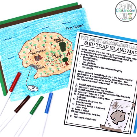 The Most Dangerous Game Map Ship Trap Island