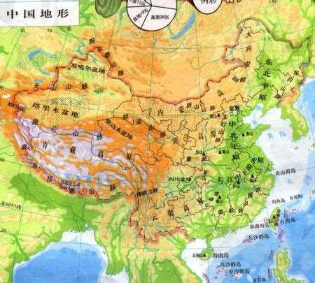 中国地理地形图高清_中国地理地形地图_微信公众号文章