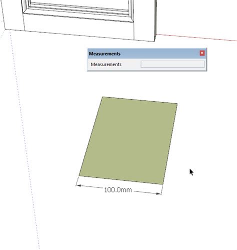 SketchUp Resize Rectangle 的图像结果
