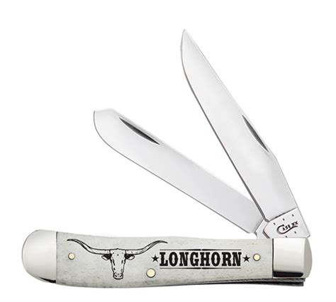 Case Knives Case XX Knives Trapper 540226 Longhorn Natural Bone Tru ...