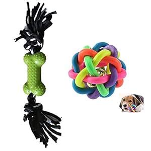 Buy Picckola International Puppies Chew Toy - 2 Knot Teething Bone Rope ...