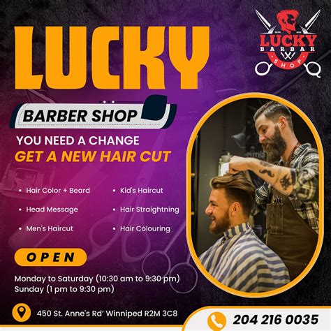 Lucky Barber: We make you look great! Skilled haircuts for a cool and ...