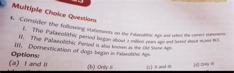 social science class -6multiple choice question consider the following ...
