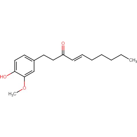 Shogaol from ligand database | PDTDB & Phytochemical and Drug Target ...