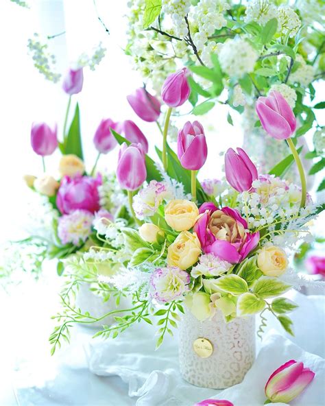 Spring Flower Arrangements 的图像结果