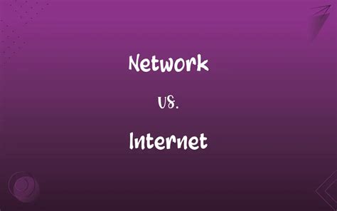 Difference Between Network and Internet 的图像结果