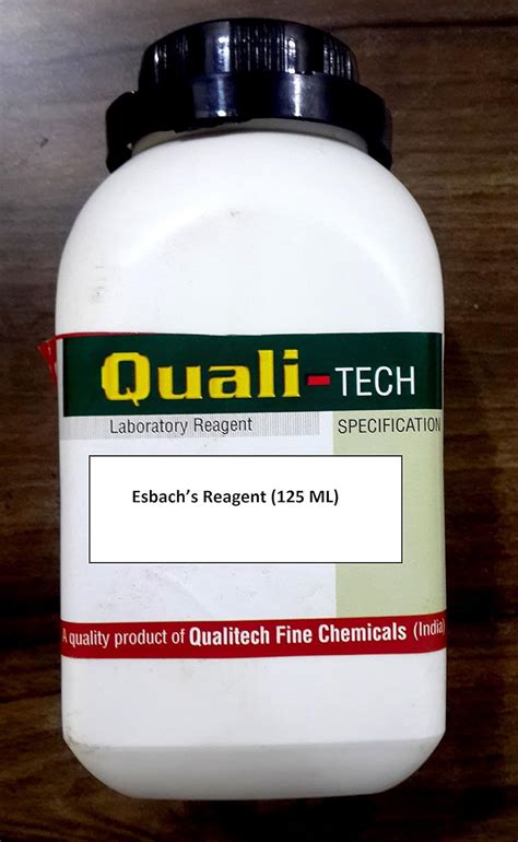 QUALI-TECH CHEM Esbach s Reagent (125 ML) : Amazon.in