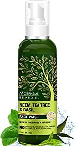 Morpheme Remedies Neem, Tea Tree & Basil Face Wash For Oil Control ...