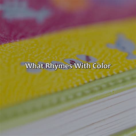 What Rhymes With Blue
