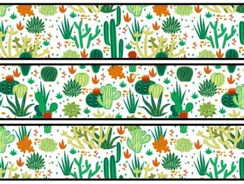 Desert Bulletin Board Decor Kit, Desert Letters school resource by ...