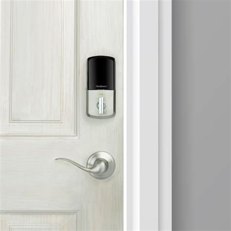 Kwikset Aura Satin Nickel Smart Lock Electronic Deadbolt Bluetooth ...