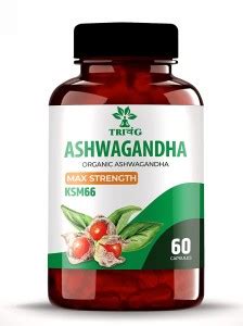 Trivang KSM 66 Ashwagandha | Rejuvenate Mind & Body | For Stress | Each ...