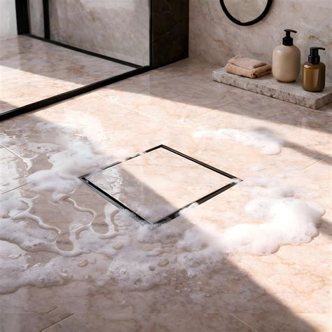 Tile Insert Bathroom Shower Drain Channel Online Collection | Ruhe India
