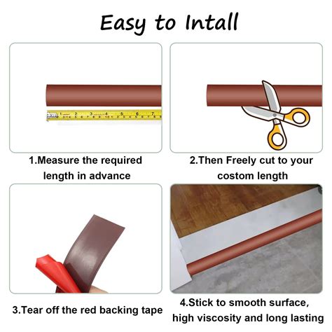 Snapklik.com : Floor/Door Flat Transition Strip & Self Adhesive Floor ...