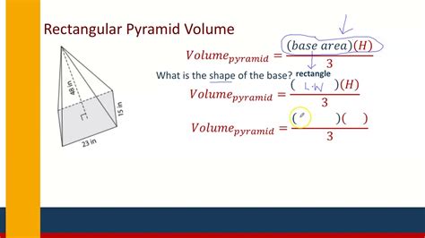 Image result for Rectangular Pyramid Volume
