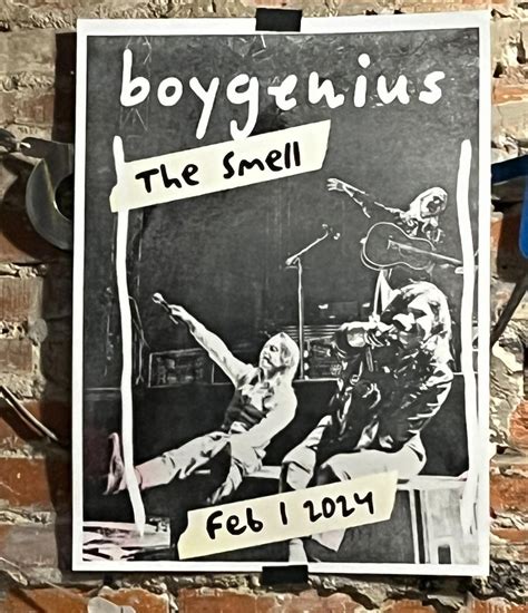 Boygenius, Los Angeles Gig Poster. Live at The Smell, 02/01/2024. : r ...