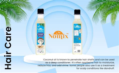 Nomix Cold Pressed Virgin Coconut Oil | Non-GMO | Unrefined | Vegan ...